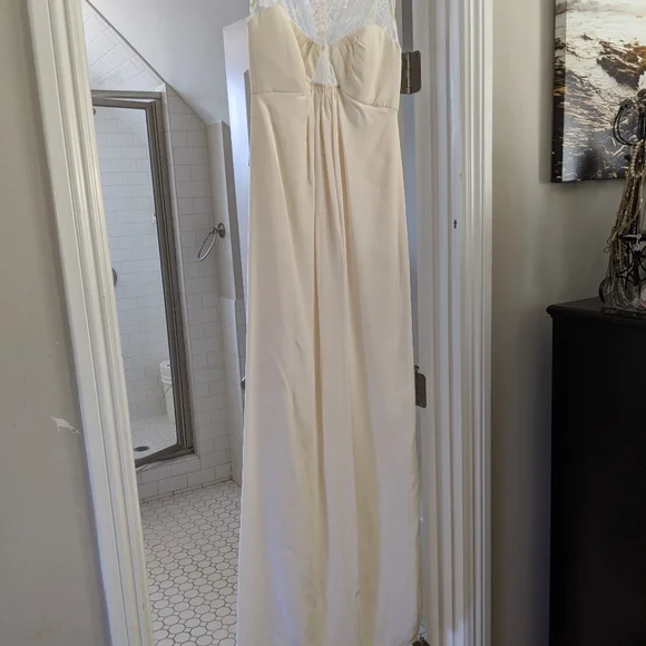 NWT BHLDN Panes of Lace Wedding Gown